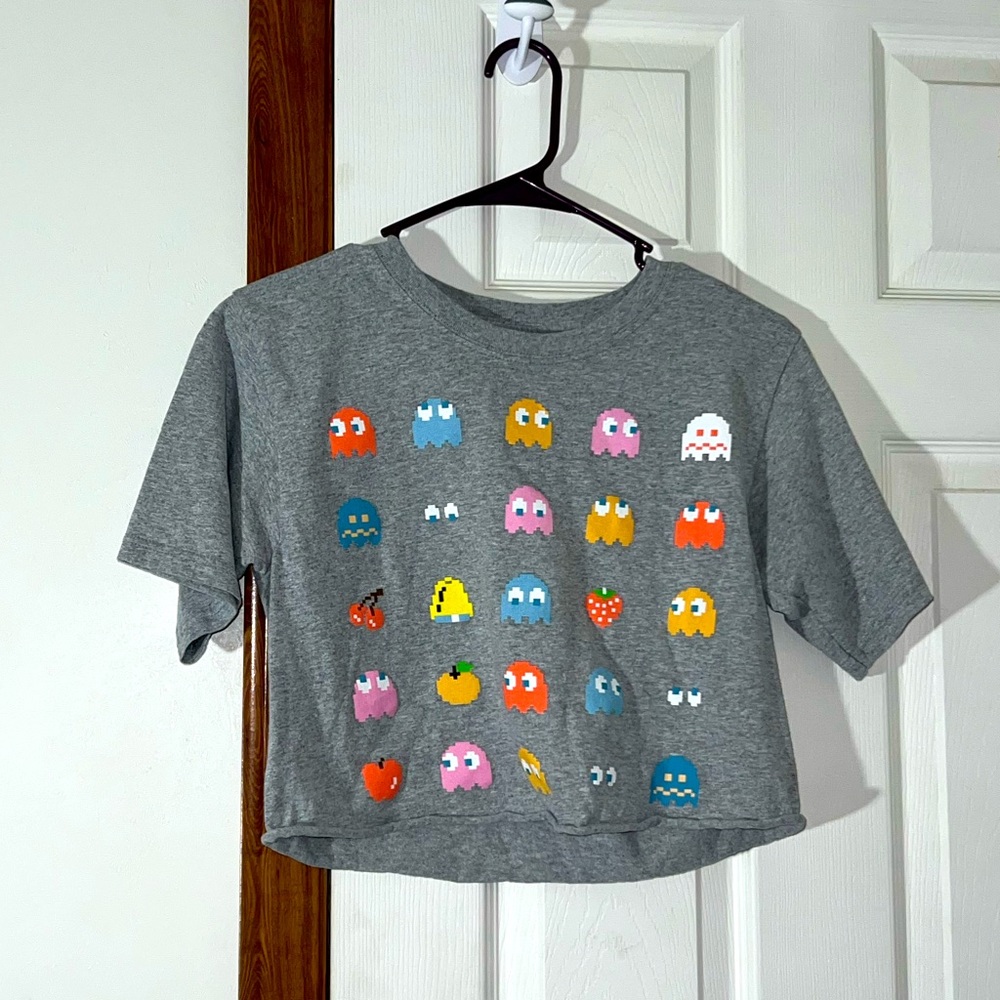 Pac man crop top